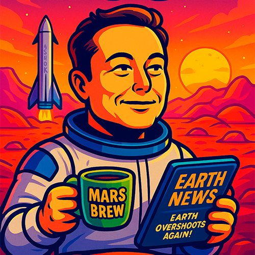 MUSK on Mars logo